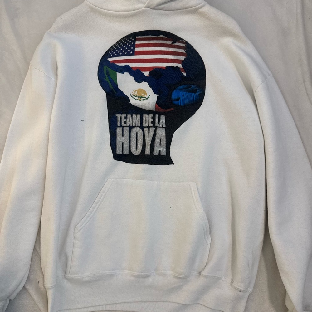 Team De La Hoya White Hoodie